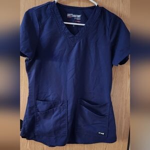Grey's Anatomy Women's Navy Top
